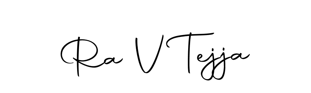 Also we have Ra V Tejja name is the best signature style. Create professional handwritten signature collection using Autography-DOLnW autograph style. Ra V Tejja signature style 10 images and pictures png