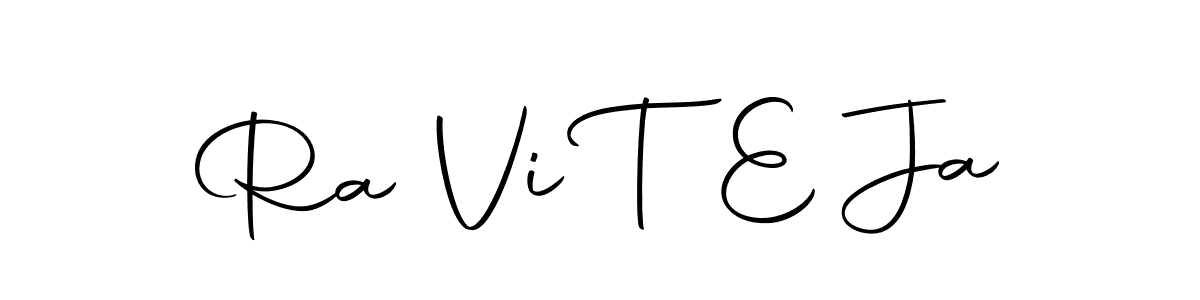 How to make Ra Vi T E Ja signature? Autography-DOLnW is a professional autograph style. Create handwritten signature for Ra Vi T E Ja name. Ra Vi T E Ja signature style 10 images and pictures png