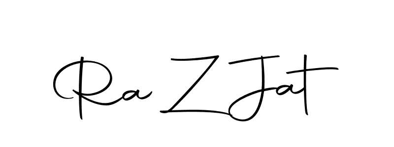 Create a beautiful signature design for name Ra Z Jat. With this signature (Autography-DOLnW) fonts, you can make a handwritten signature for free. Ra Z Jat signature style 10 images and pictures png