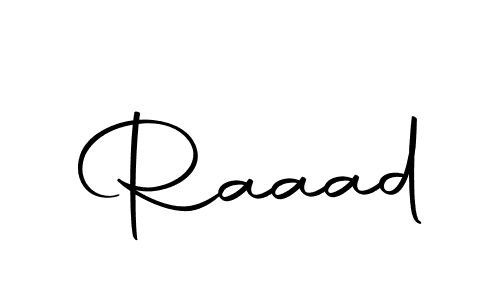 Raaad stylish signature style. Best Handwritten Sign (Autography-DOLnW) for my name. Handwritten Signature Collection Ideas for my name Raaad. Raaad signature style 10 images and pictures png