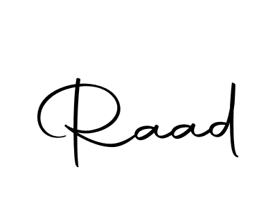 The best way (Autography-DOLnW) to make a short signature is to pick only two or three words in your name. The name Raad include a total of six letters. For converting this name. Raad signature style 10 images and pictures png