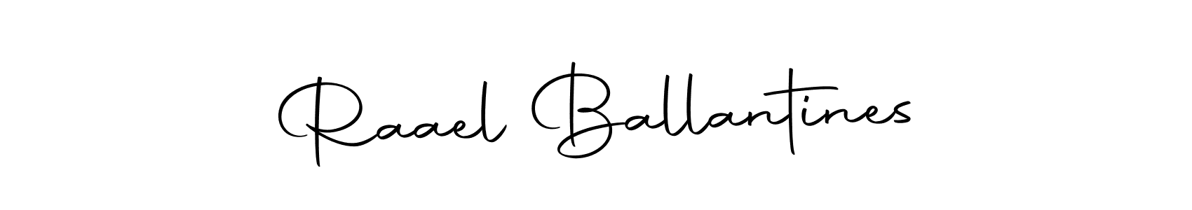 Use a signature maker to create a handwritten signature online. With this signature software, you can design (Autography-DOLnW) your own signature for name Raael Ballantines. Raael Ballantines signature style 10 images and pictures png