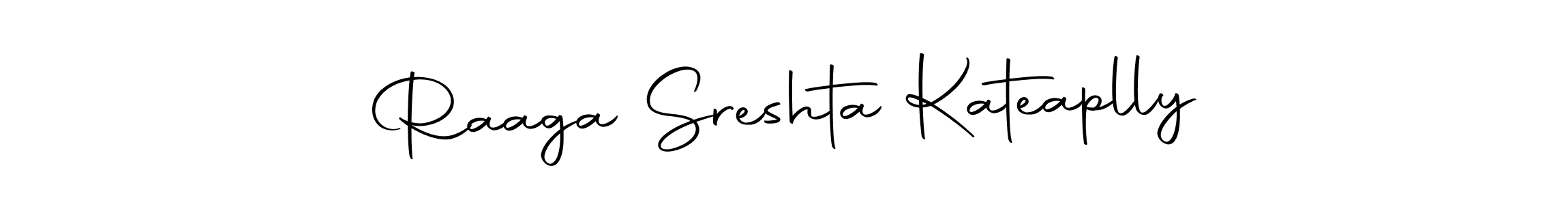 Use a signature maker to create a handwritten signature online. With this signature software, you can design (Autography-DOLnW) your own signature for name Raaga Sreshta Kateaplly. Raaga Sreshta Kateaplly signature style 10 images and pictures png