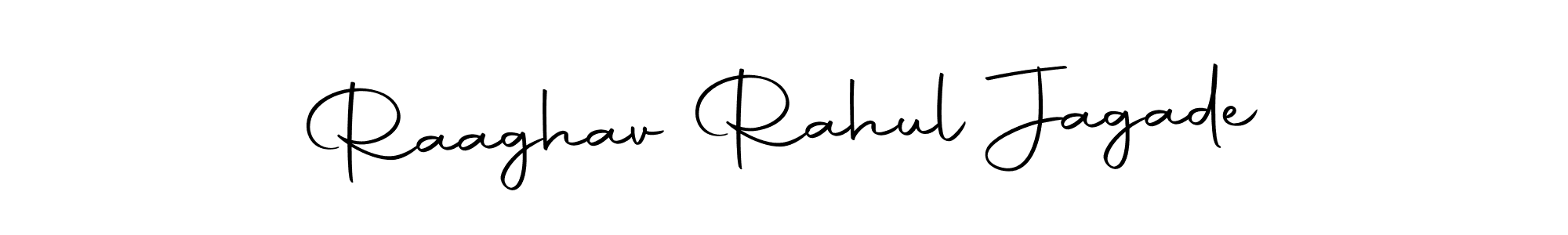 The best way (Autography-DOLnW) to make a short signature is to pick only two or three words in your name. The name Raaghav Rahul Jagade include a total of six letters. For converting this name. Raaghav Rahul Jagade signature style 10 images and pictures png