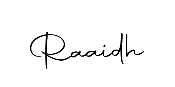How to make Raaidh name signature. Use Autography-DOLnW style for creating short signs online. This is the latest handwritten sign. Raaidh signature style 10 images and pictures png