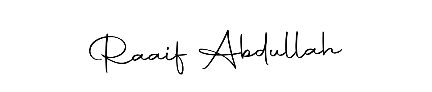 You can use this online signature creator to create a handwritten signature for the name Raaif Abdullah. This is the best online autograph maker. Raaif Abdullah signature style 10 images and pictures png