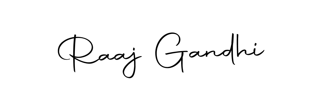 How to make Raaj Gandhi name signature. Use Autography-DOLnW style for creating short signs online. This is the latest handwritten sign. Raaj Gandhi signature style 10 images and pictures png