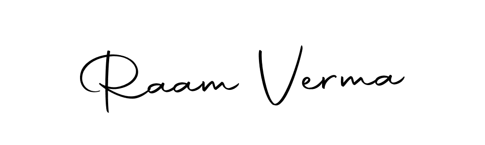 Raam Verma stylish signature style. Best Handwritten Sign (Autography-DOLnW) for my name. Handwritten Signature Collection Ideas for my name Raam Verma. Raam Verma signature style 10 images and pictures png