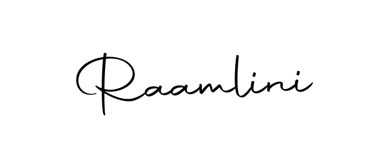 Autography-DOLnW is a professional signature style that is perfect for those who want to add a touch of class to their signature. It is also a great choice for those who want to make their signature more unique. Get Raamlini name to fancy signature for free. Raamlini signature style 10 images and pictures png