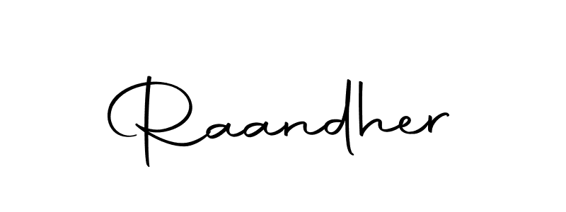 Make a short Raandher signature style. Manage your documents anywhere anytime using Autography-DOLnW. Create and add eSignatures, submit forms, share and send files easily. Raandher signature style 10 images and pictures png