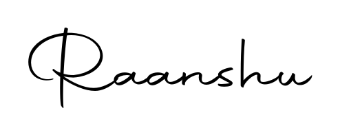 Use a signature maker to create a handwritten signature online. With this signature software, you can design (Autography-DOLnW) your own signature for name Raanshu. Raanshu signature style 10 images and pictures png