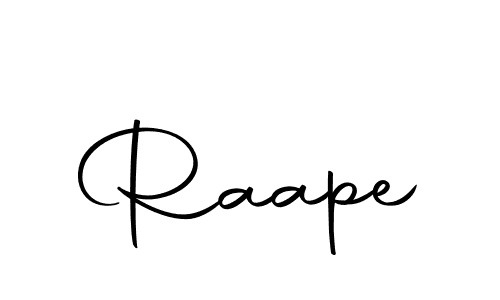 How to make Raape signature? Autography-DOLnW is a professional autograph style. Create handwritten signature for Raape name. Raape signature style 10 images and pictures png