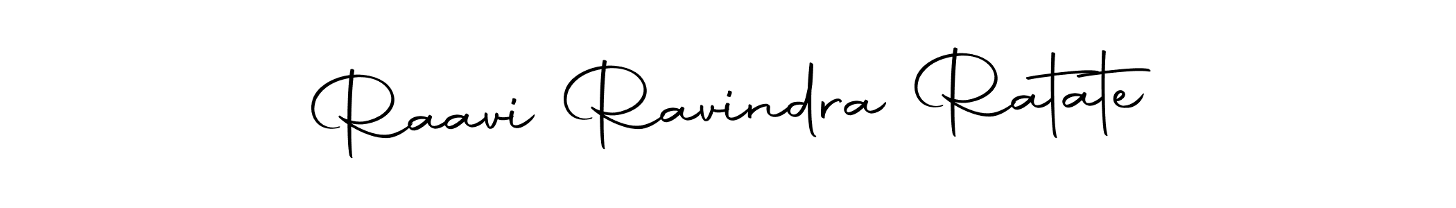Create a beautiful signature design for name Raavi Ravindra Ratate. With this signature (Autography-DOLnW) fonts, you can make a handwritten signature for free. Raavi Ravindra Ratate signature style 10 images and pictures png