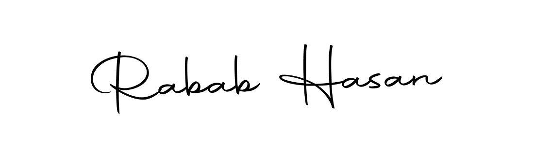 Similarly Autography-DOLnW is the best handwritten signature design. Signature creator online .You can use it as an online autograph creator for name Rabab Hasan. Rabab Hasan signature style 10 images and pictures png