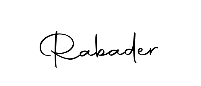 Autography-DOLnW is a professional signature style that is perfect for those who want to add a touch of class to their signature. It is also a great choice for those who want to make their signature more unique. Get Rabader name to fancy signature for free. Rabader signature style 10 images and pictures png