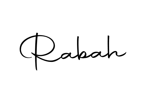 How to make Rabah name signature. Use Autography-DOLnW style for creating short signs online. This is the latest handwritten sign. Rabah signature style 10 images and pictures png