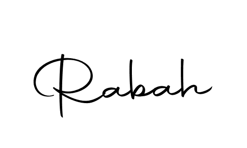 How to make Rabah name signature. Use Autography-DOLnW style for creating short signs online. This is the latest handwritten sign. Rabah signature style 10 images and pictures png