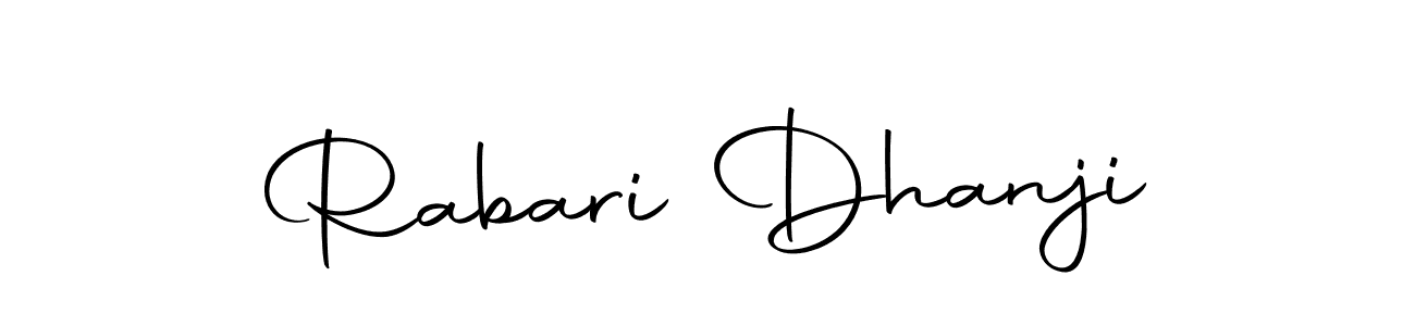 You should practise on your own different ways (Autography-DOLnW) to write your name (Rabari Dhanji) in signature. don't let someone else do it for you. Rabari Dhanji signature style 10 images and pictures png