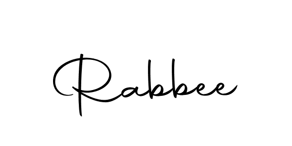 Here are the top 10 professional signature styles for the name Rabbee. These are the best autograph styles you can use for your name. Rabbee signature style 10 images and pictures png