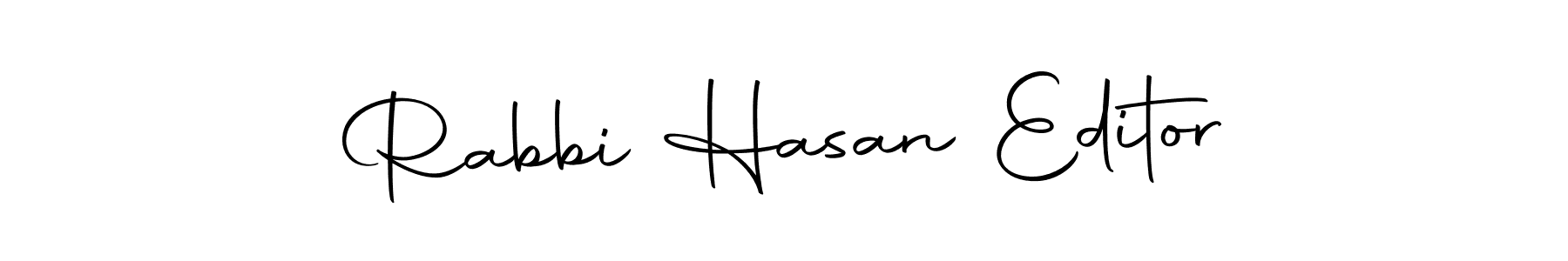 Also You can easily find your signature by using the search form. We will create Rabbi Hasan Editor name handwritten signature images for you free of cost using Autography-DOLnW sign style. Rabbi Hasan Editor signature style 10 images and pictures png