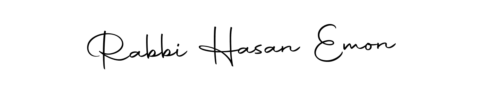 if you are searching for the best signature style for your name Rabbi Hasan Emon. so please give up your signature search. here we have designed multiple signature styles  using Autography-DOLnW. Rabbi Hasan Emon signature style 10 images and pictures png