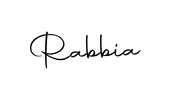 You should practise on your own different ways (Autography-DOLnW) to write your name (Rabbia) in signature. don't let someone else do it for you. Rabbia signature style 10 images and pictures png