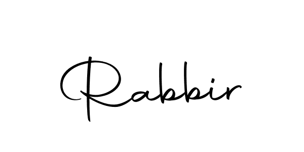 How to make Rabbir name signature. Use Autography-DOLnW style for creating short signs online. This is the latest handwritten sign. Rabbir signature style 10 images and pictures png