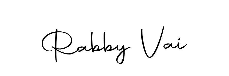 Similarly Autography-DOLnW is the best handwritten signature design. Signature creator online .You can use it as an online autograph creator for name Rabby Vai. Rabby Vai signature style 10 images and pictures png