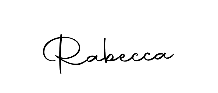 Create a beautiful signature design for name Rabecca. With this signature (Autography-DOLnW) fonts, you can make a handwritten signature for free. Rabecca signature style 10 images and pictures png