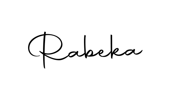 Autography-DOLnW is a professional signature style that is perfect for those who want to add a touch of class to their signature. It is also a great choice for those who want to make their signature more unique. Get Rabeka name to fancy signature for free. Rabeka signature style 10 images and pictures png