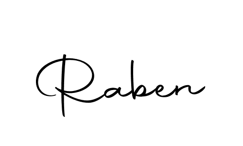 Use a signature maker to create a handwritten signature online. With this signature software, you can design (Autography-DOLnW) your own signature for name Raben. Raben signature style 10 images and pictures png