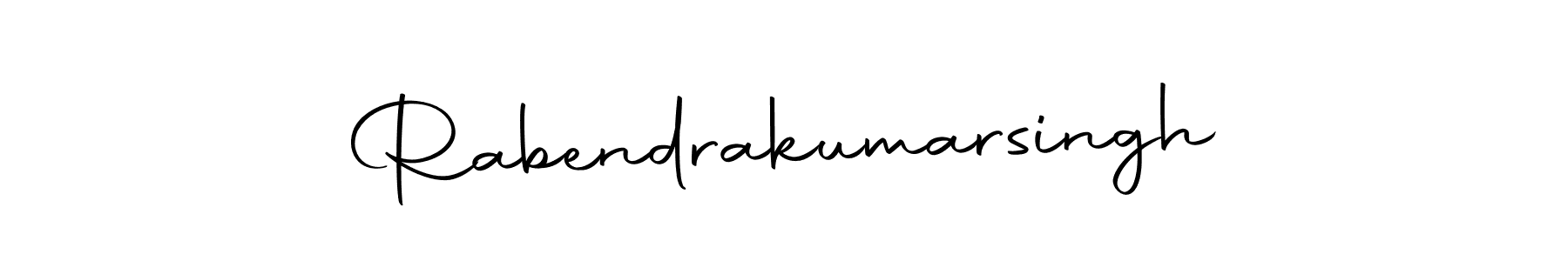 Autography-DOLnW is a professional signature style that is perfect for those who want to add a touch of class to their signature. It is also a great choice for those who want to make their signature more unique. Get Rabendrakumarsingh name to fancy signature for free. Rabendrakumarsingh signature style 10 images and pictures png