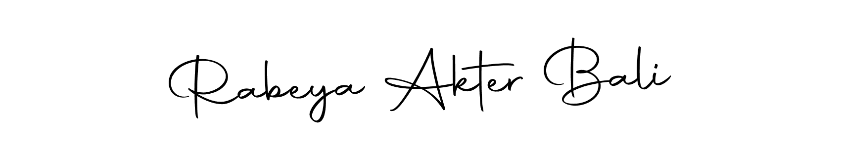 Use a signature maker to create a handwritten signature online. With this signature software, you can design (Autography-DOLnW) your own signature for name Rabeya Akter Bali. Rabeya Akter Bali signature style 10 images and pictures png