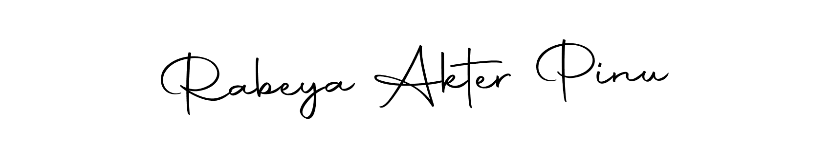 Also we have Rabeya Akter Pinu name is the best signature style. Create professional handwritten signature collection using Autography-DOLnW autograph style. Rabeya Akter Pinu signature style 10 images and pictures png