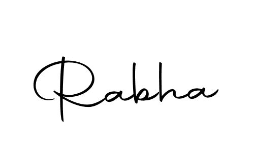 You should practise on your own different ways (Autography-DOLnW) to write your name (Rabha) in signature. don't let someone else do it for you. Rabha signature style 10 images and pictures png