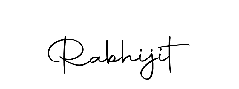 Autography-DOLnW is a professional signature style that is perfect for those who want to add a touch of class to their signature. It is also a great choice for those who want to make their signature more unique. Get Rabhijit name to fancy signature for free. Rabhijit signature style 10 images and pictures png