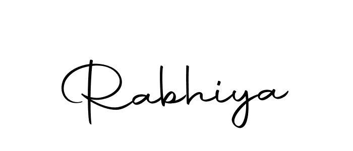 if you are searching for the best signature style for your name Rabhiya. so please give up your signature search. here we have designed multiple signature styles  using Autography-DOLnW. Rabhiya signature style 10 images and pictures png