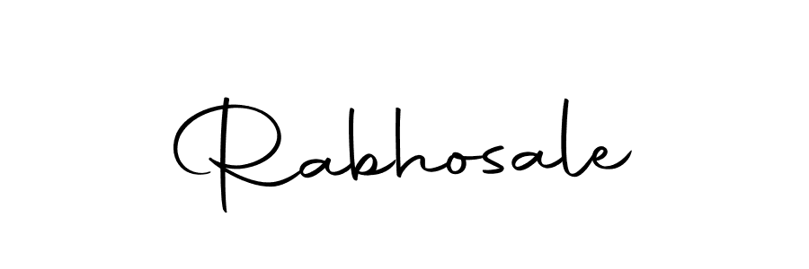 How to make Rabhosale name signature. Use Autography-DOLnW style for creating short signs online. This is the latest handwritten sign. Rabhosale signature style 10 images and pictures png