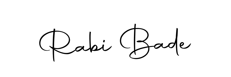 Also we have Rabi Bade name is the best signature style. Create professional handwritten signature collection using Autography-DOLnW autograph style. Rabi Bade signature style 10 images and pictures png