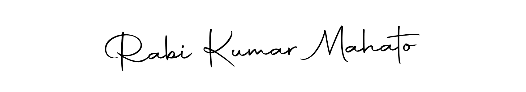 Design your own signature with our free online signature maker. With this signature software, you can create a handwritten (Autography-DOLnW) signature for name Rabi Kumar Mahato. Rabi Kumar Mahato signature style 10 images and pictures png