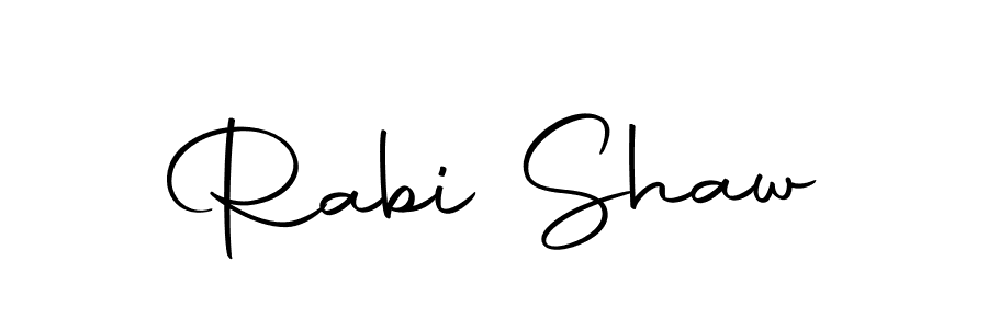 The best way (Autography-DOLnW) to make a short signature is to pick only two or three words in your name. The name Rabi Shaw include a total of six letters. For converting this name. Rabi Shaw signature style 10 images and pictures png
