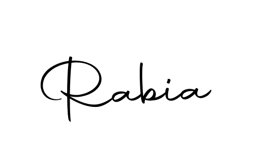 Rabia stylish signature style. Best Handwritten Sign (Autography-DOLnW) for my name. Handwritten Signature Collection Ideas for my name Rabia. Rabia signature style 10 images and pictures png