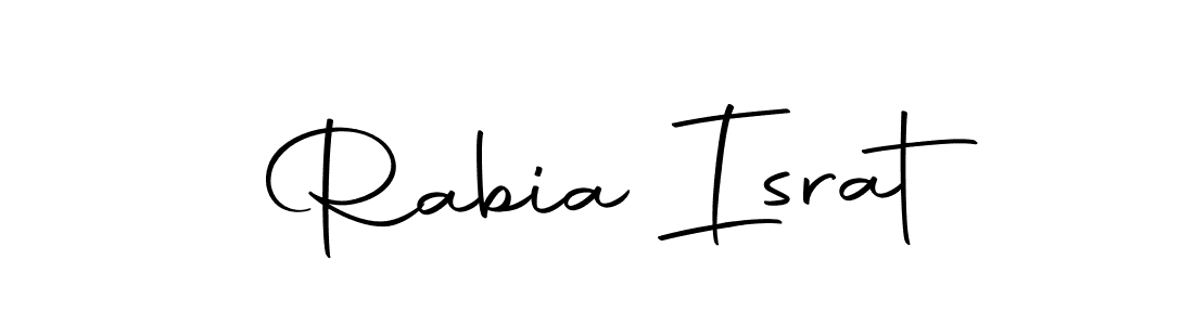 It looks lik you need a new signature style for name Rabia Israt. Design unique handwritten (Autography-DOLnW) signature with our free signature maker in just a few clicks. Rabia Israt signature style 10 images and pictures png