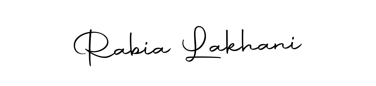 Here are the top 10 professional signature styles for the name Rabia Lakhani. These are the best autograph styles you can use for your name. Rabia Lakhani signature style 10 images and pictures png