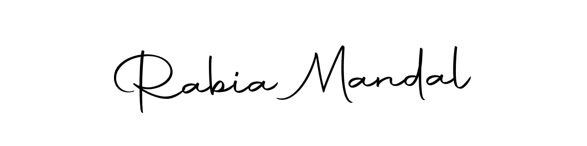 Make a short Rabia Mandal signature style. Manage your documents anywhere anytime using Autography-DOLnW. Create and add eSignatures, submit forms, share and send files easily. Rabia Mandal signature style 10 images and pictures png