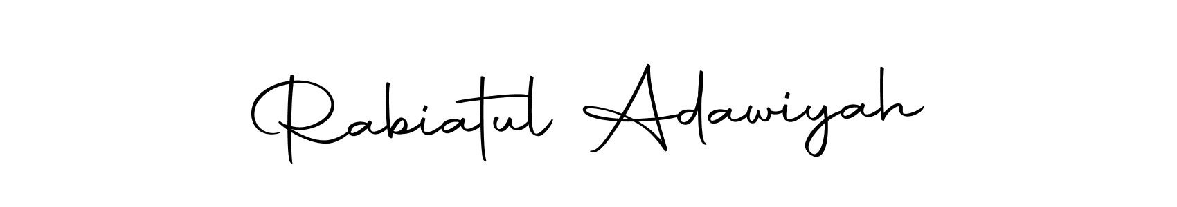 Also we have Rabiatul Adawiyah name is the best signature style. Create professional handwritten signature collection using Autography-DOLnW autograph style. Rabiatul Adawiyah signature style 10 images and pictures png