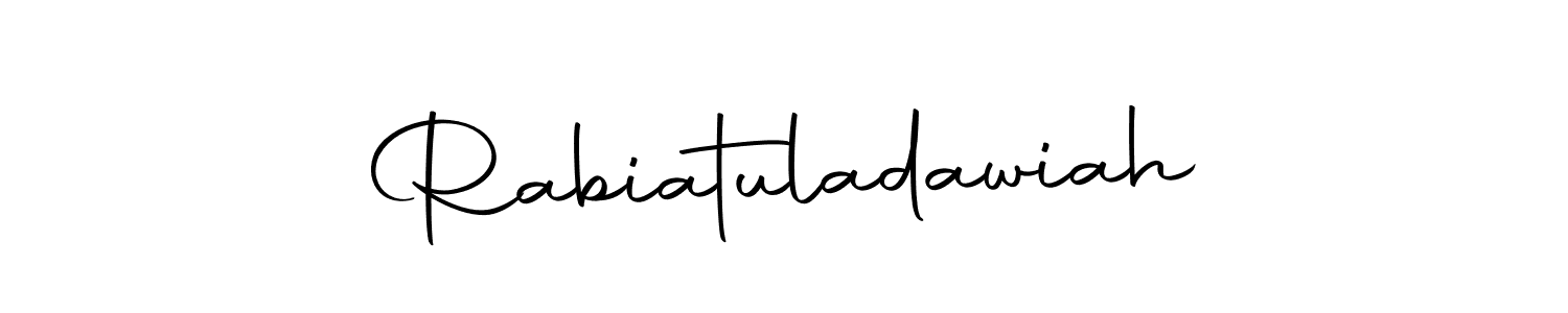 Also You can easily find your signature by using the search form. We will create Rabiatuladawiah name handwritten signature images for you free of cost using Autography-DOLnW sign style. Rabiatuladawiah signature style 10 images and pictures png
