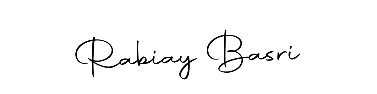 Rabiay Basri stylish signature style. Best Handwritten Sign (Autography-DOLnW) for my name. Handwritten Signature Collection Ideas for my name Rabiay Basri. Rabiay Basri signature style 10 images and pictures png