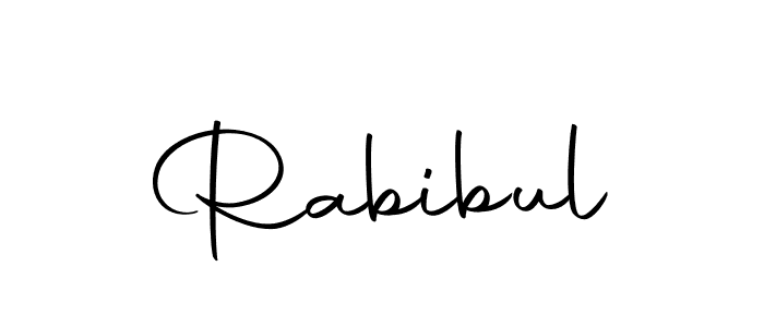 Create a beautiful signature design for name Rabibul. With this signature (Autography-DOLnW) fonts, you can make a handwritten signature for free. Rabibul signature style 10 images and pictures png