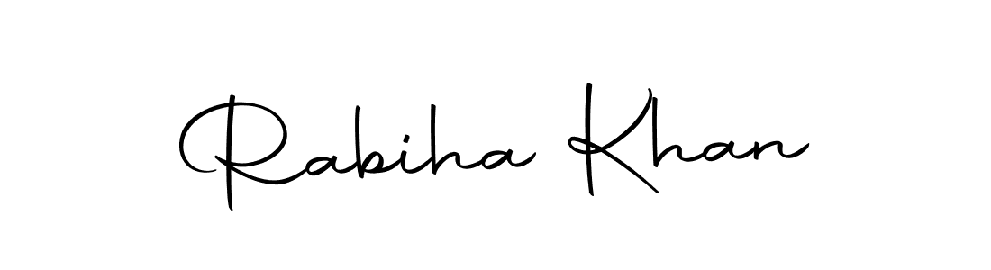 How to make Rabiha Khan signature? Autography-DOLnW is a professional autograph style. Create handwritten signature for Rabiha Khan name. Rabiha Khan signature style 10 images and pictures png
